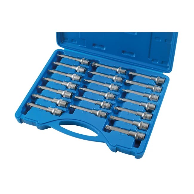Laser Tools Ball End Socket Bit Set 1/2"D 20pc - PL