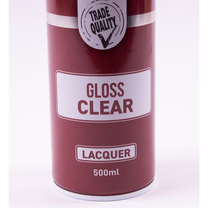 12X PMA Clear Lacquer 500ml Spray Paint Gloss High Coverage Clear Lacquer PMA  - Town Parts