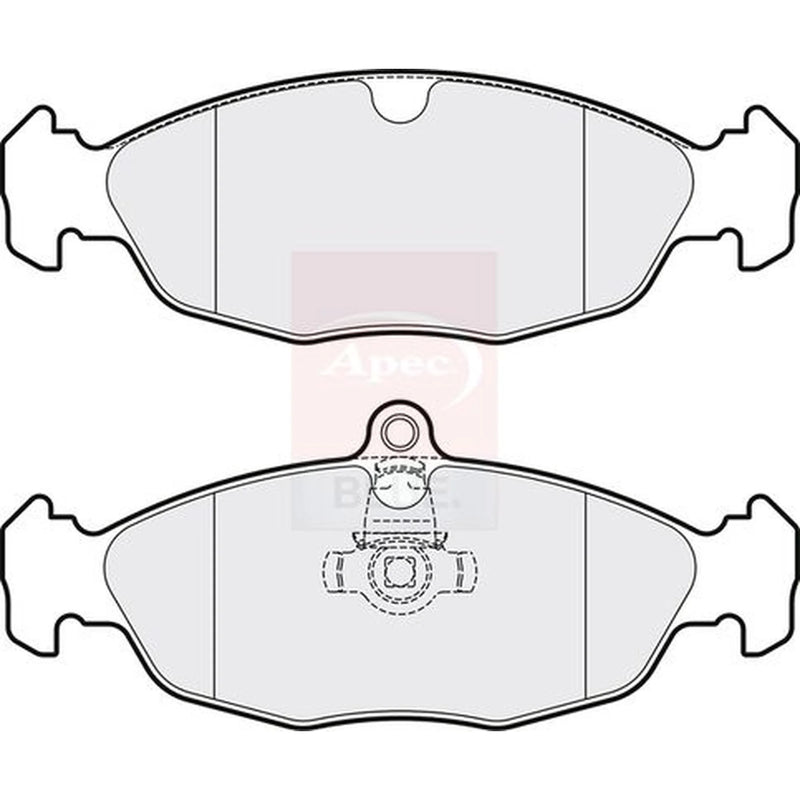 Apec Rear Brake Pad Set PD3448