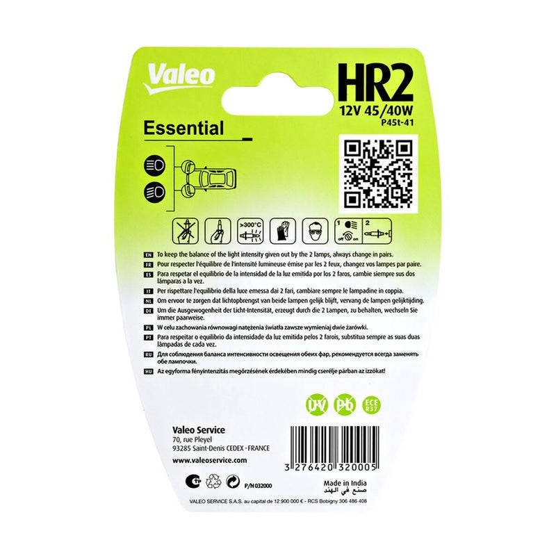 Valeo HR2 Bulb Blister Essential 032000 032000
