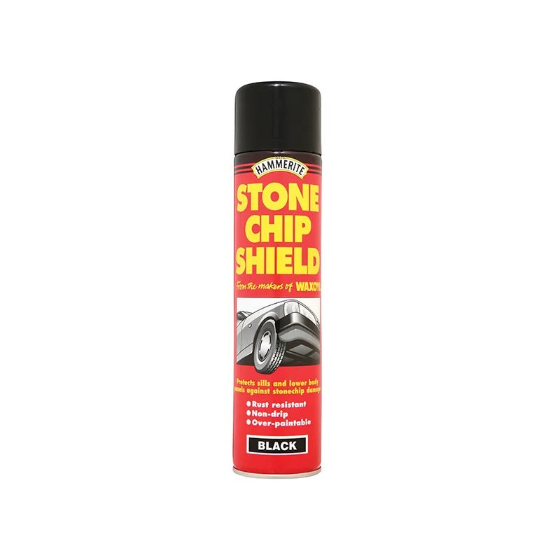 Hammerite Stonechip Shield 600ml Black Spray Paint