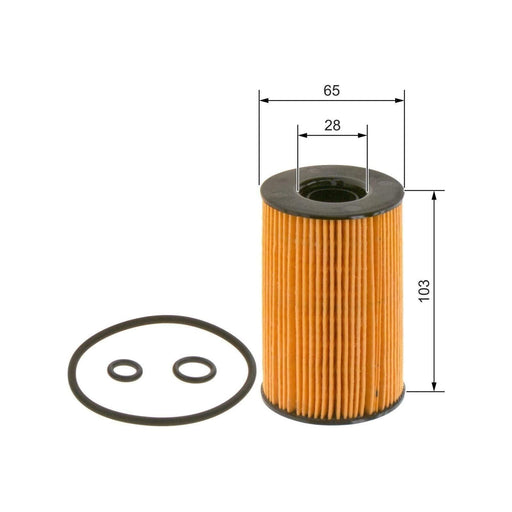 Bosch Car Oil Filter P7023 Fits Vw Tiguan Tdi|Tdi Bluemotion - 2.0 - 07-18 F0264 Bosch  - Town Parts