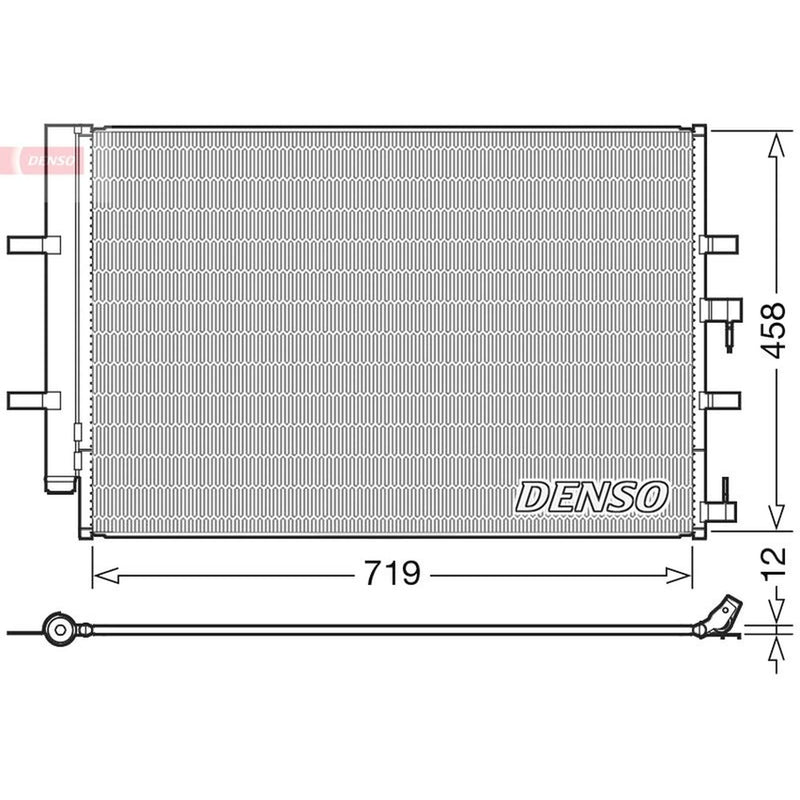 Denso Air Conditioning Condenser DCN10036