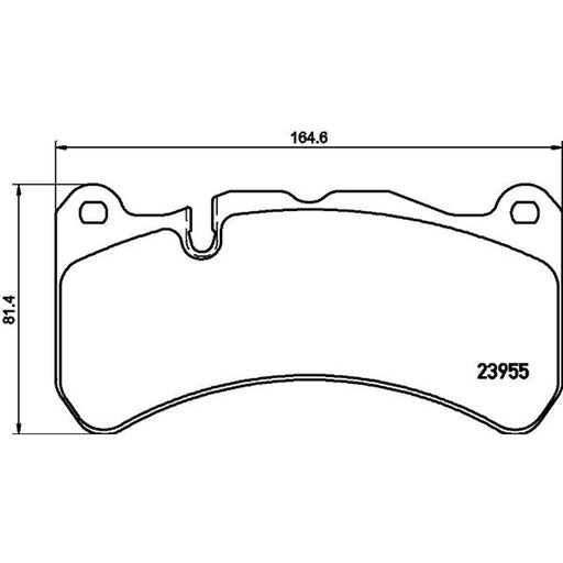 Mintex Front Brake Pad Set MDB3115