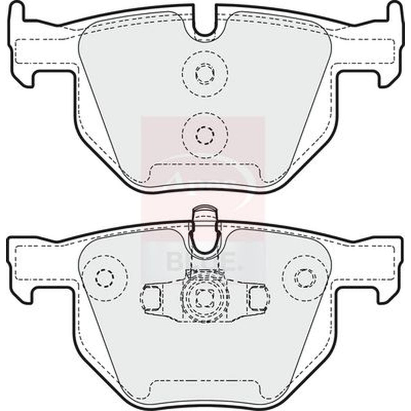 Apec Rear Brake Pad Set PD3338