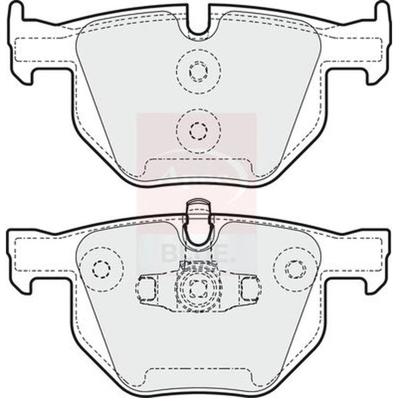 Apec Rear Brake Pad Set PD3338