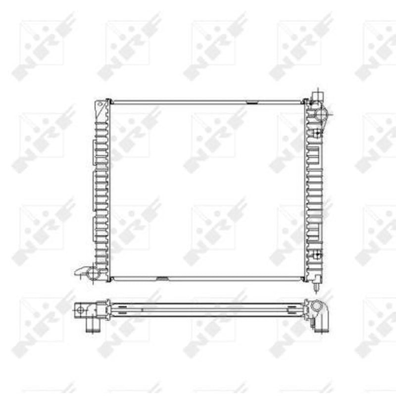 NRF Engine Radiator 55445