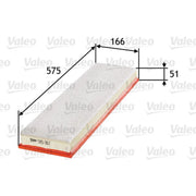 Valeo Engine Air Filter 585067