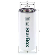 MANN-FILTER Ef 136mm LB 13 145/21 OE 22436331 46652735