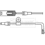 Borg & Beck Brake Pad Wear Sensor Rear BWL3080