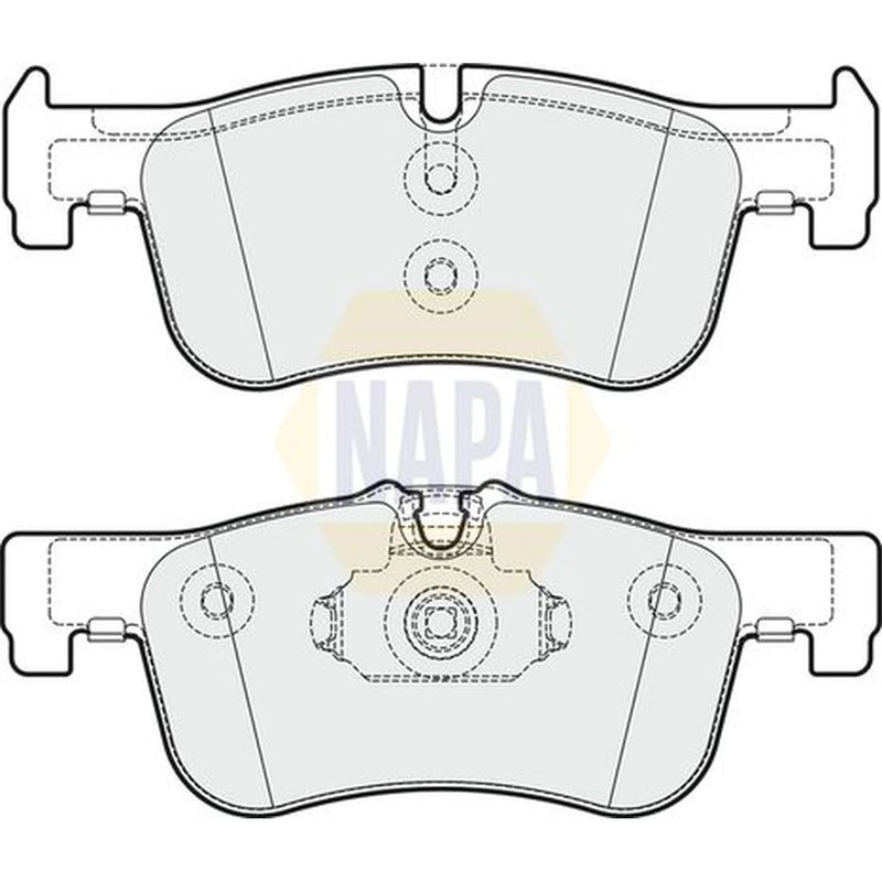 NAPA Front Brake Pad Set NBP1187