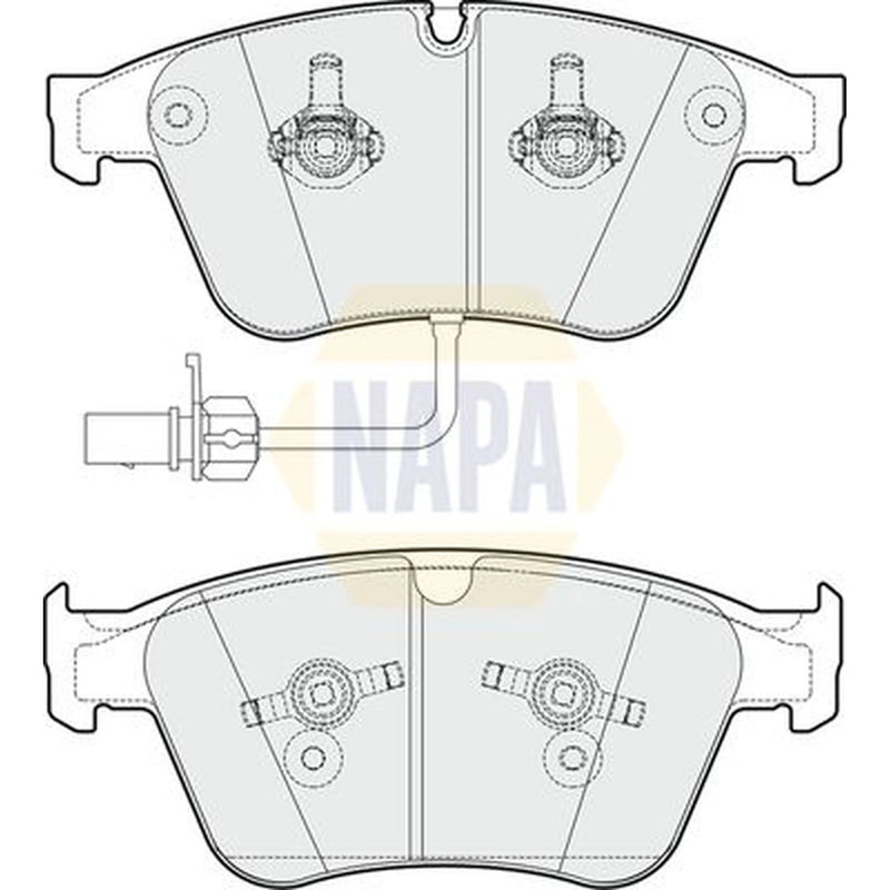 NAPA Front Brake Pad Set NBP1887
