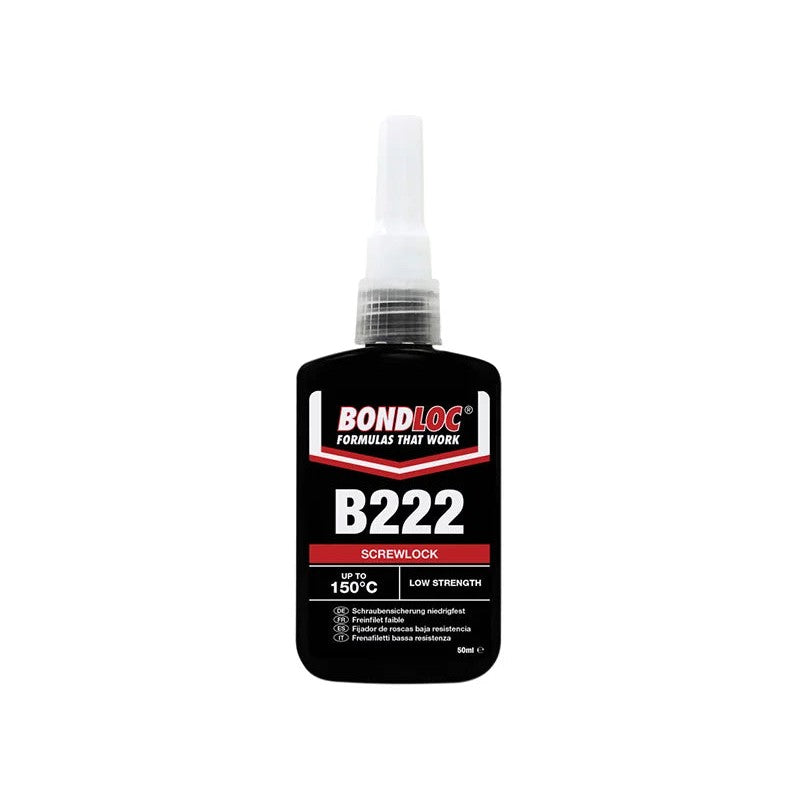 Bondloc B222 Screwlock Low Strength Threadlocker 50ml - B222-50