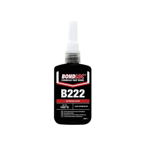 Bondloc B222 Screwlock Low Strength Threadlocker 50ml - B222-50