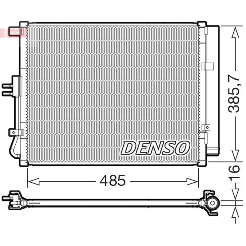 Denso Air Conditioning Condenser DCN43007