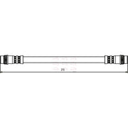 Apec Brake Hydraulic Hose Line Rear Right HOS3461