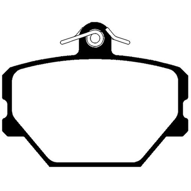 Abtex Front Brake Pad Set PLU3649