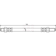 Apec Brake Hydraulic Hose Line Rear HOS3374