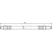 Apec Brake Hydraulic Hose Line Rear HOS3374