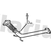 Klarius Exhaust Pipe OD VO408E