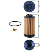 Mahle Engine Oil Filter OX 1175D