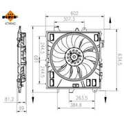NRF Engine Cooling Fan 470042
