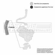 First Line Intercooler Turbo Charge Air Hose FTH1009
