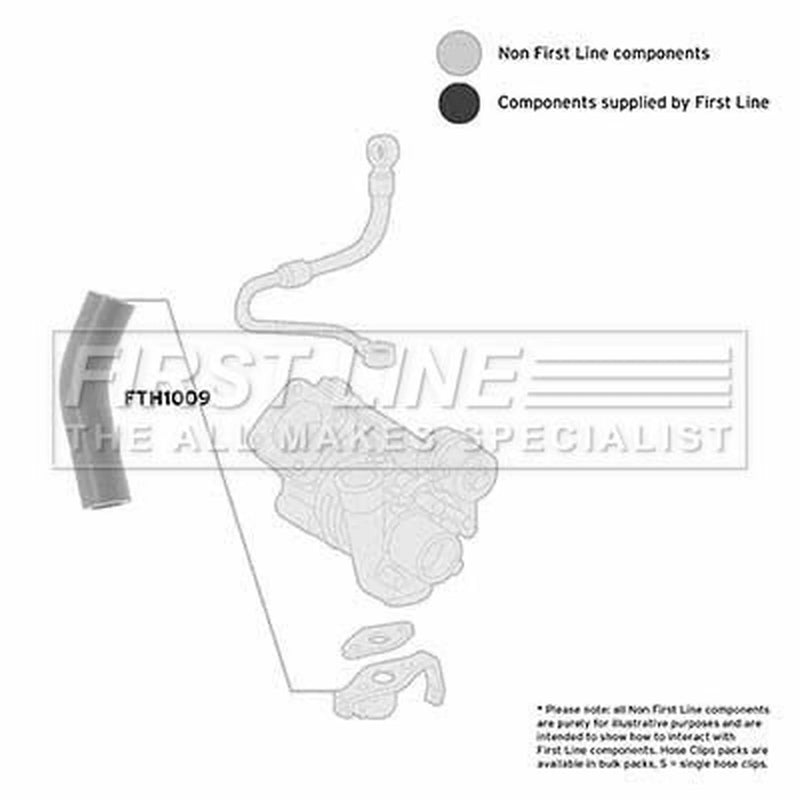 First Line Intercooler Turbo Charge Air Hose FTH1009