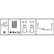 Hella Reverse Light Switch Connectors 6ZF 004 843-001