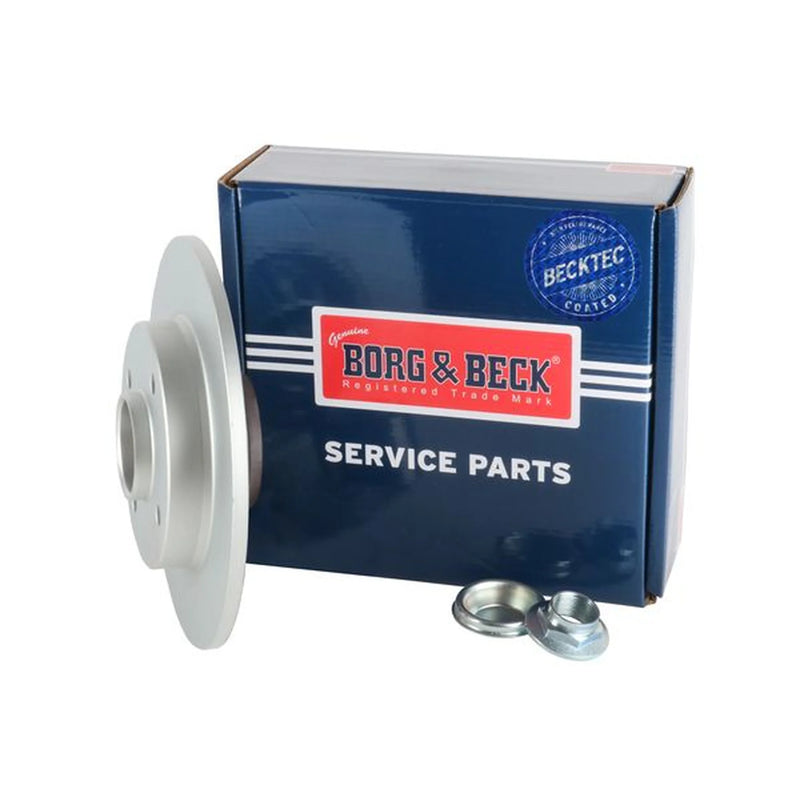 Borg & Beck 2 x Solid Rear Brake Discs BBD5841S