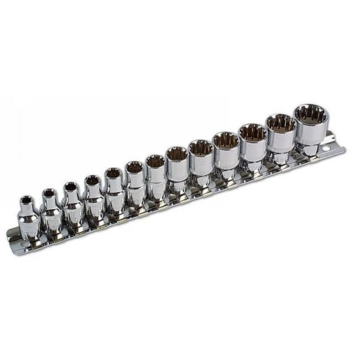 Laser Tools Alldrive Socket Set 1/4"D 13pc - PL