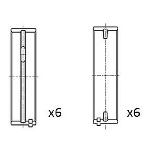 FAI Main Bearing Set 64mm BM1062-050