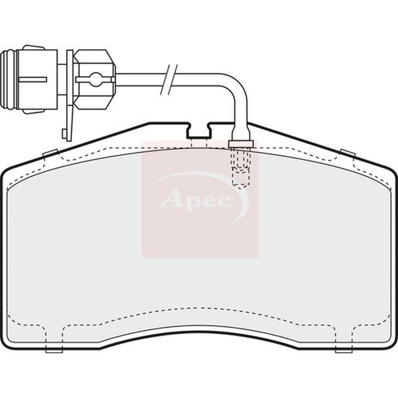 Apec Front Brake Pad Set PAD1365