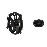 Hella Engine Cooling Fan Left 8EW 366 421-391