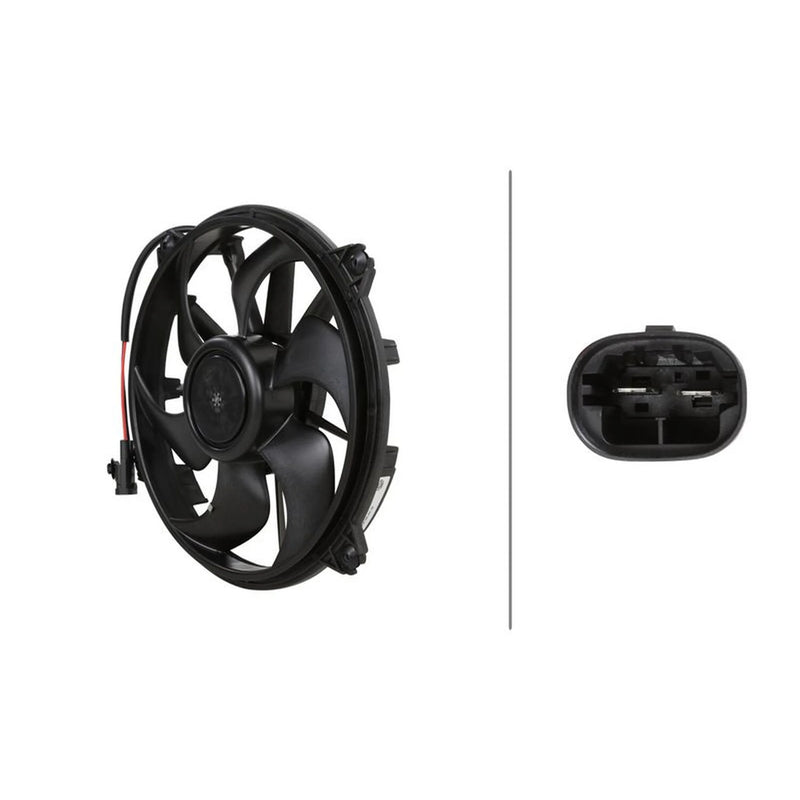 Hella Engine Cooling Fan Left 8EW 366 421-391
