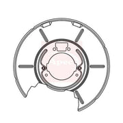 Apec Brake Disc Splash Guard Rear Right ASG1082