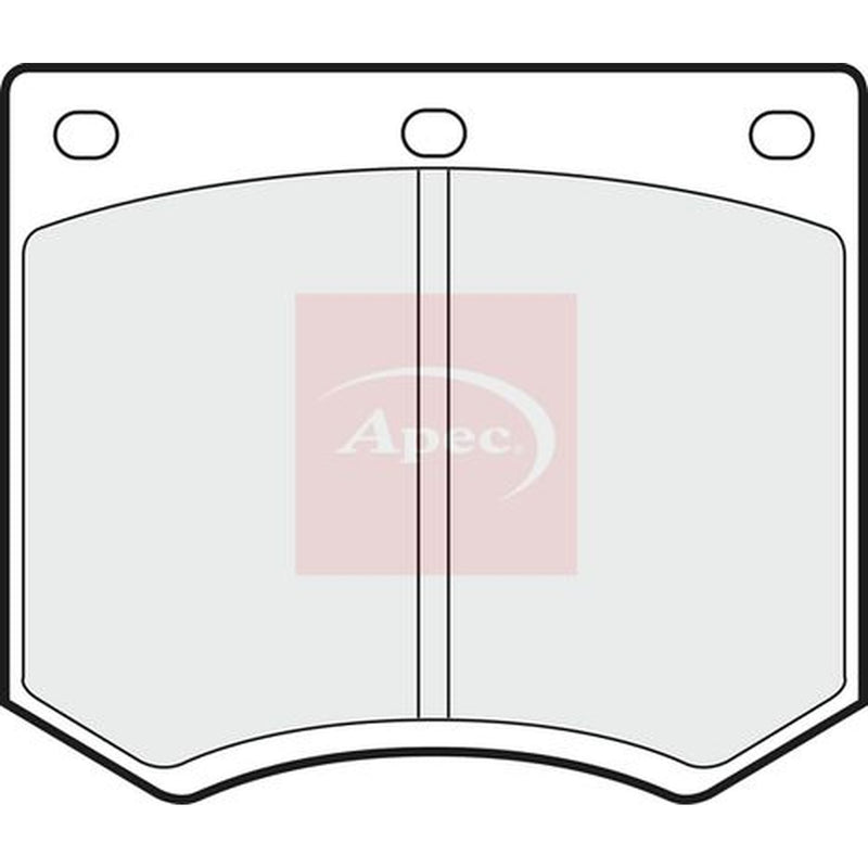 Apec Front Brake Pad Set PAD626