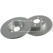 Borg & Beck 2 x Solid Rear Brake Discs BBD4394