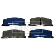 Borg & Beck 4 x Rear Brake Pad Set BBP1593