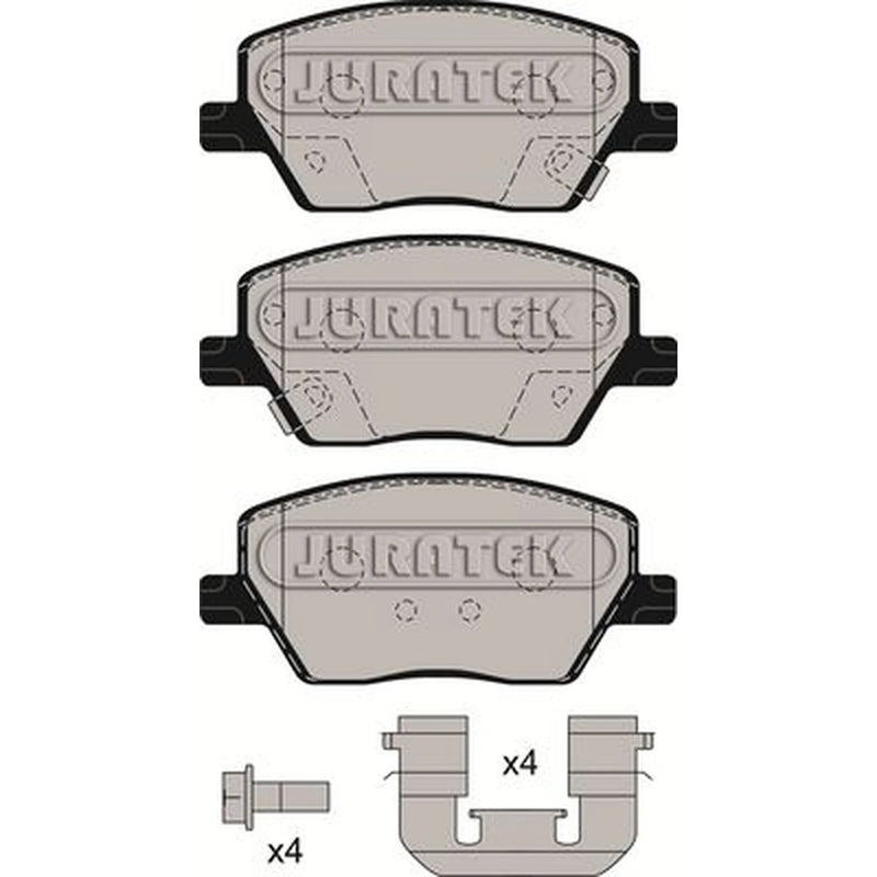 Juratek Front Brake Pad Set JCP8257
