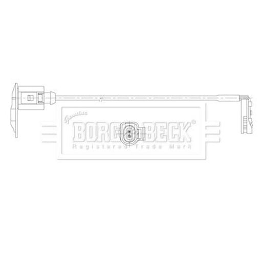 Borg & Beck Brake Pad Wear Sensor Front BWL3222