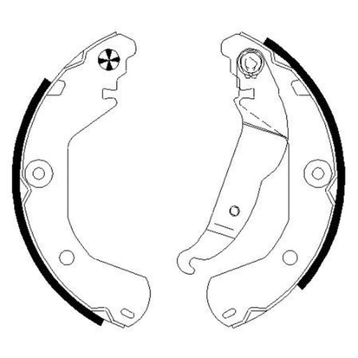 Textar Brake Shoe Set Axle Kit 91080200