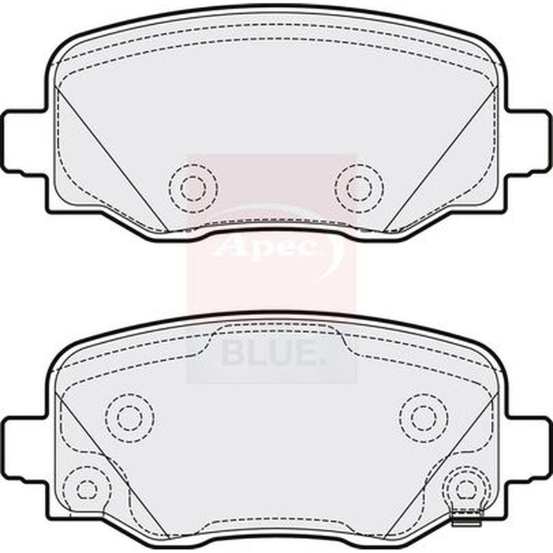 Apec Rear Brake Pad Set PD3751