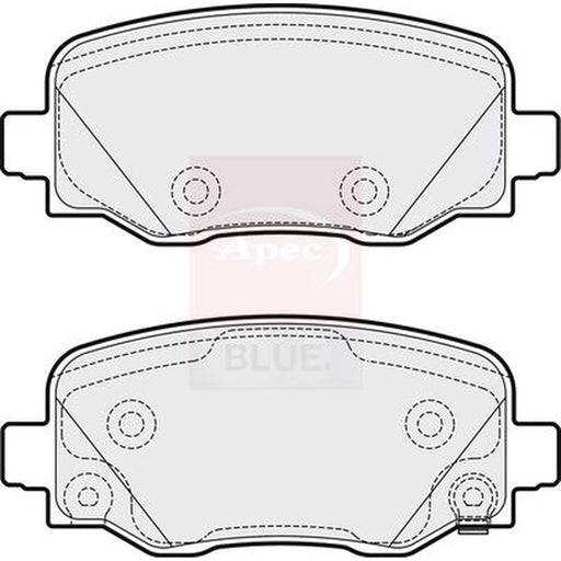 Apec Rear Brake Pad Set PD3751