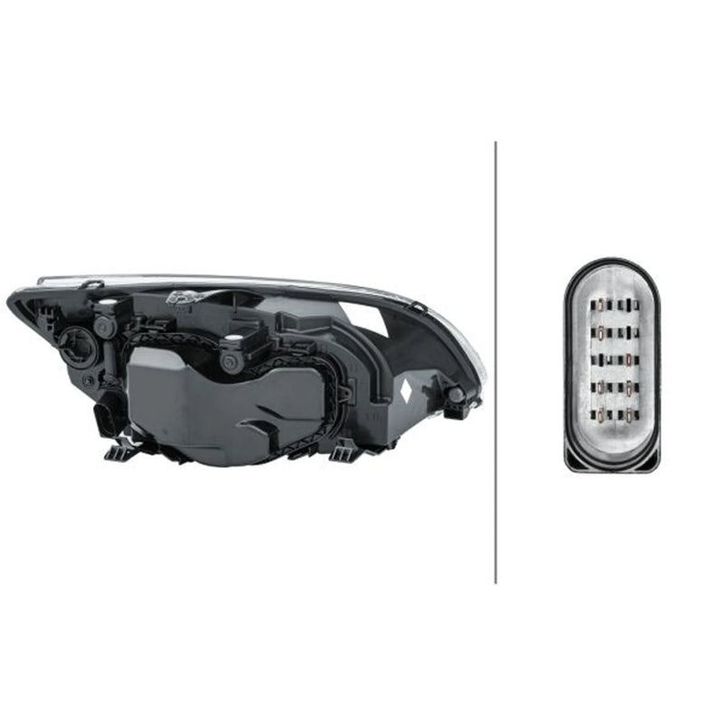 Hella Headlight Headlamp PY21W Left 1EL 010 201-011
