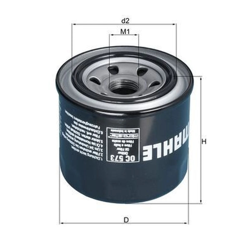 Mahle Engine Oil Filter OC 573