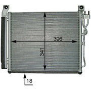 Mahle Air Conditioning Condenser AC 591 000P