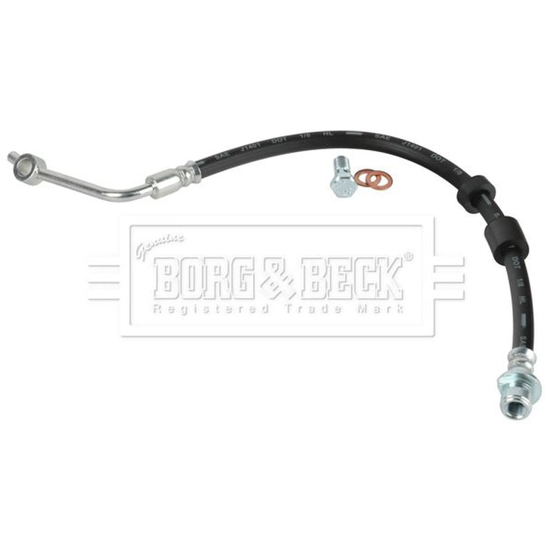 Borg & Beck Brake Hydraulic Hose Line Front Right BBH9086