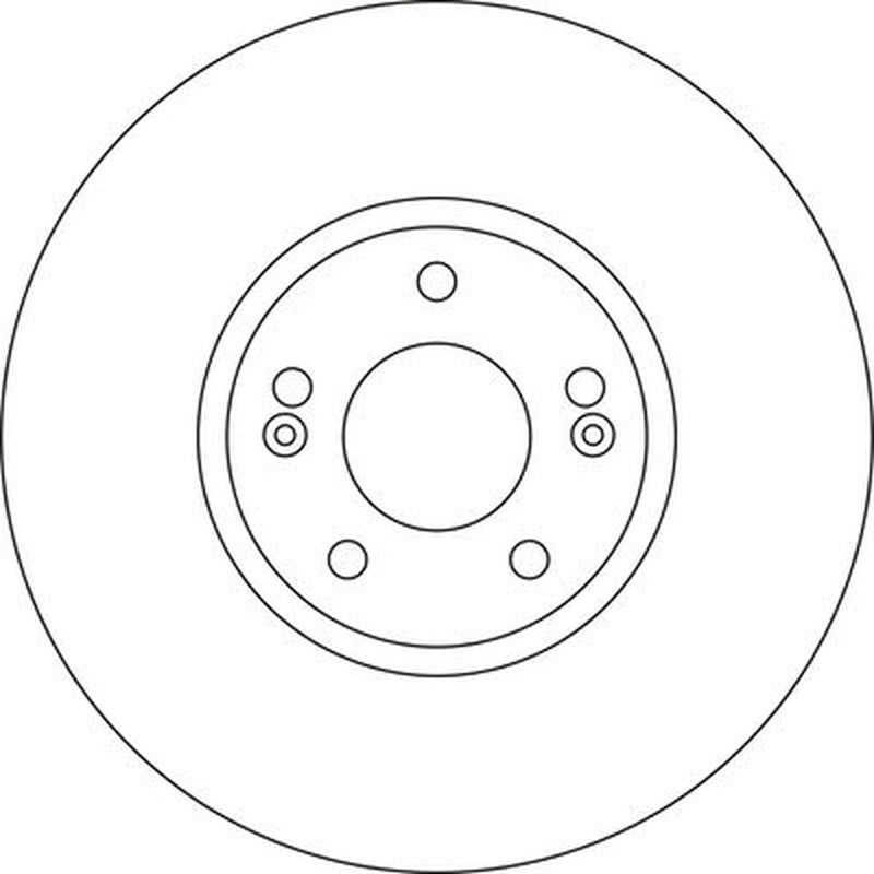 Abtex 2 x Vented Front Brake Discs BD1553V