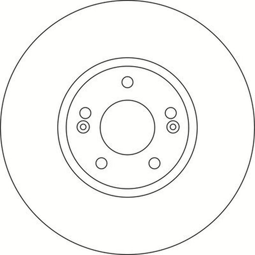 Abtex 2 x Vented Front Brake Discs BD1553V